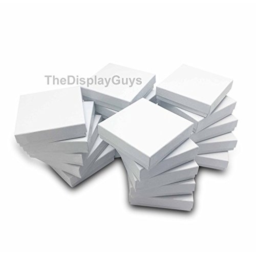 TheDisplayGuys 25-Pack #33 Cotton Filled Cardboard Paper Jewelry B...