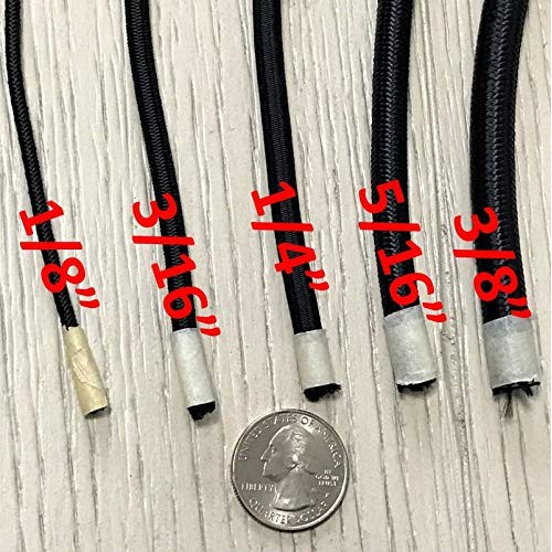 Elastic Bungee Cord. 3/16, 3/8, 1/4, 5/16, 1/8. 50 and 100 Fo...