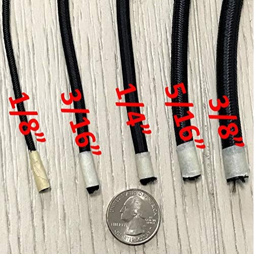 Elastic Bungee Cord. 3/16, 3/8, 1/4, 5/16, 1/8. 50 and 100 Fo...