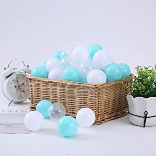 Thenese Pit Balls for Kids, 100 pcs 2.15 Inches Thicken Soft Plast...