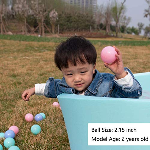 Thenese Pit Balls for Kids, 100 pcs 2.15 Inches Thicken Soft Plast...