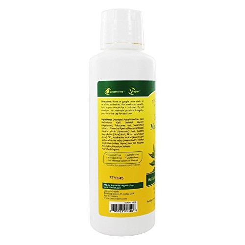 Theraneem Organix Herbal Neem Mouthwash,Mint Therape 16 Ounce Pac...