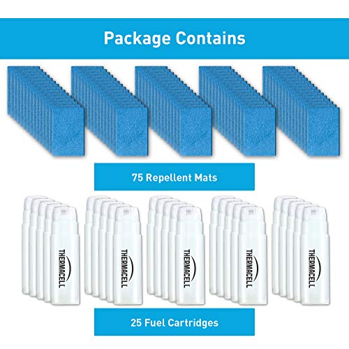 Thermacell Mosquito Repellent Refills, 300-Hr Pack; Contains 75 Re...