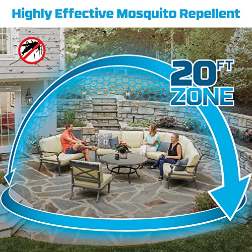 Thermacell E-Series Rechargeable Mosquito Repeller with 20 Mosqui...