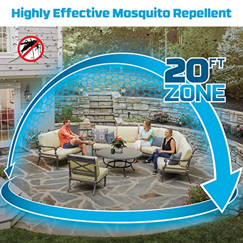 Thermacell E55 E-Series Rechargeable Mosquito Repeller with 20’ Mo...