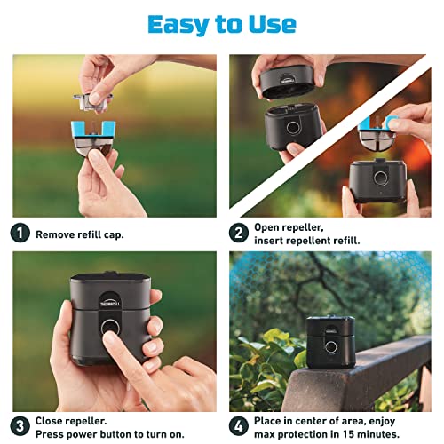 Thermacell Mosquito Repellent Radius Zone, Gen 2.0, Rechargeable; ...