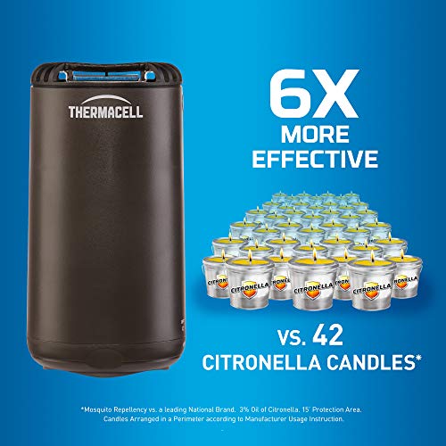 Thermacell MR-PSL Patio Shield Mosquito Repellent, Graphite; Easy ...