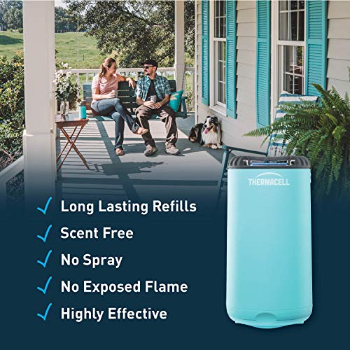 Thermacell Patio Shield Mosquito Repeller, Blue; Highly Effective ...