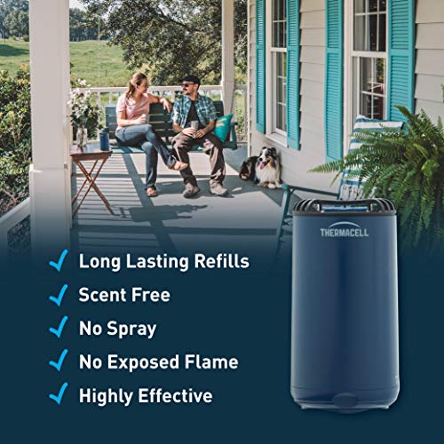 Thermacell Patio Shield Mosquito Repeller, Navy; Highly Effective ...