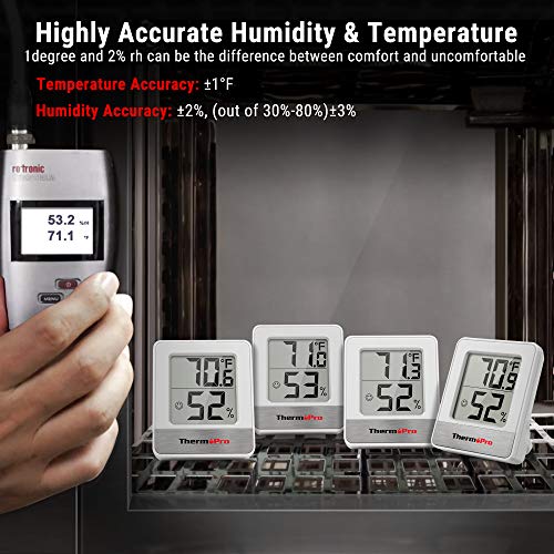 ThermoPro TP49 Digital Hygrometer Indoor Thermometer Humidity Mete...