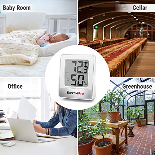 ThermoPro TP49 Digital Hygrometer Indoor Thermometer Humidity Mete...