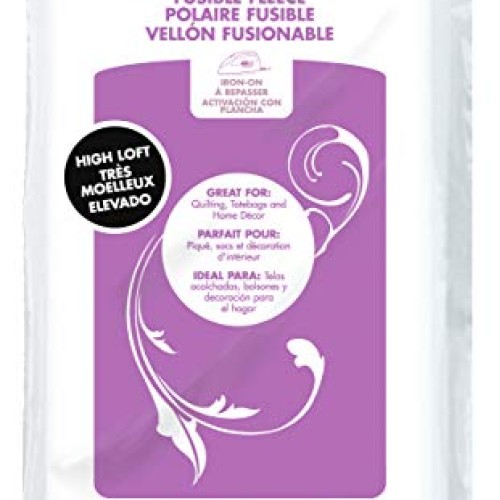 Thermoweb Heatn Bond High Loft Iron-On Fusible Fleece-White 20X3...