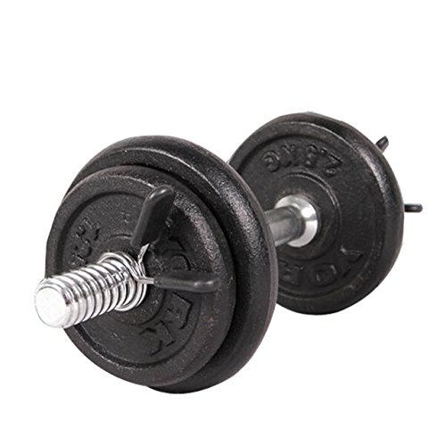 Thinktoo 2Pcs 25mm Barbell Gym Weight Bar Dumbbell Lock Clamp Spri...