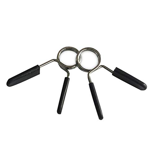 Thinktoo 2Pcs 25mm Barbell Gym Weight Bar Dumbbell Lock Clamp Spri...