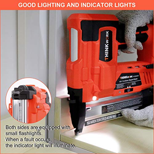 20V 18 Gauge Cordless Brad Nailer, Battery Powered Nail , 2 in ...