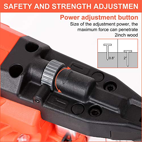 20V 18 Gauge Cordless Brad Nailer, Battery Powered Nail , 2 in ...