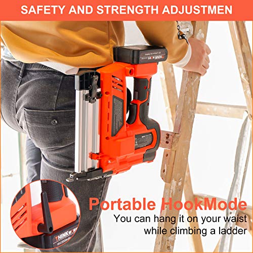 20V 18 Gauge Cordless Brad Nailer, Battery Powered Nail , 2 in ...