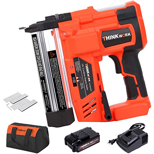 20V 18 Gauge Cordless Brad Nailer, Battery Powered Nail , 2 in ...