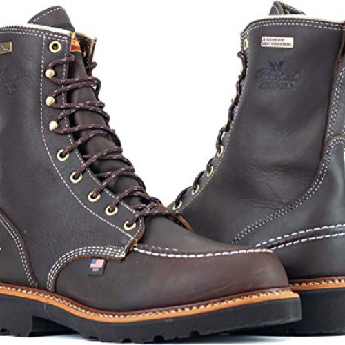 Thorogood Mens 814-4141 1957 Series Flyaway USA 8 Waterproof Hun...