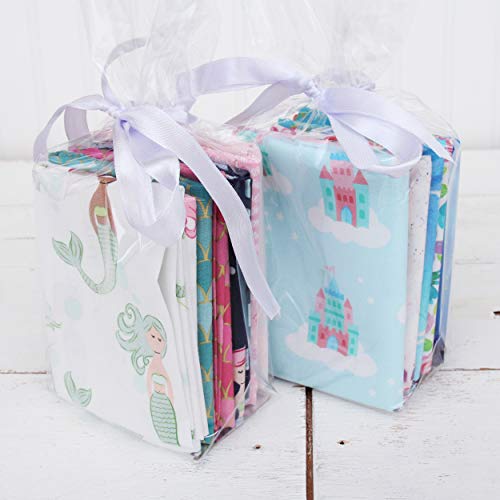 Threadart 6 Fat Quarter Bundles Grab Bags - Girlie Prints 100% Cot...