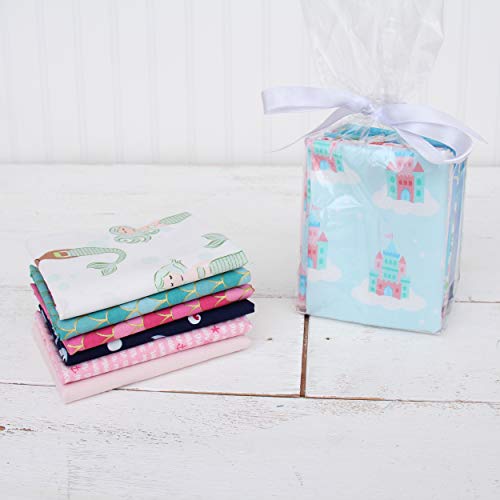 Threadart 6 Fat Quarter Bundles Grab Bags - Girlie Prints 100% Cot...