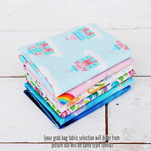 Threadart 6 Fat Quarter Bundles Grab Bags - Girlie Prints 100% Cot...