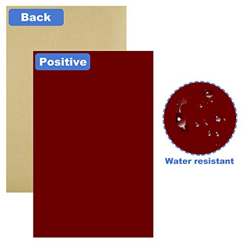 15PCS Red Velvet Fabric Sticky Back Adhesive Back Sheets, Self Adh...