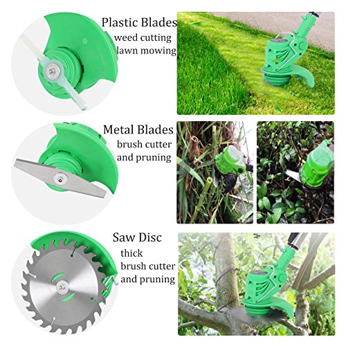 Electric Lawn Mower 24V 2000mAh Lithium ion Wireless Charging Lawn...