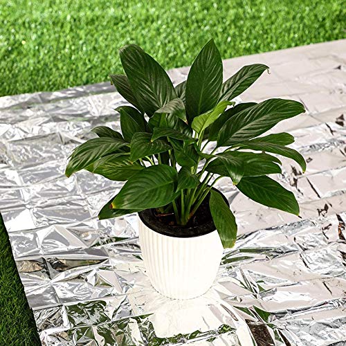 Tiamu Silver Highly Reflective Mylar Film Garden Greenhouse Coveri...