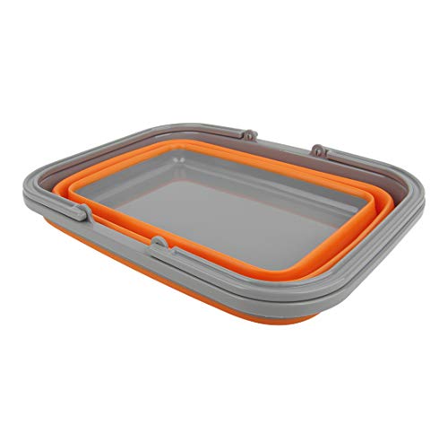 Tiawudi 2 Pack Collapsible Sink with 2.25 Gal / 8.5L Each Wash Bas...
