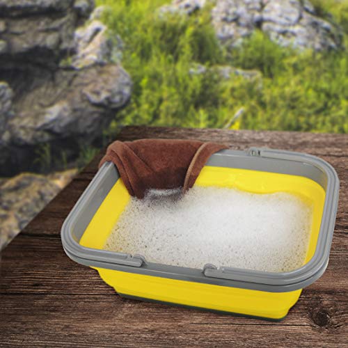 Tiawudi 2 Pack Collapsible Sink with 2.25 Gal / 8.5L Each Wash Bas...