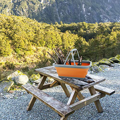 Tiawudi 2 Pack Collapsible Sink with 2.25 Gal / 8.5L Each Wash Bas...