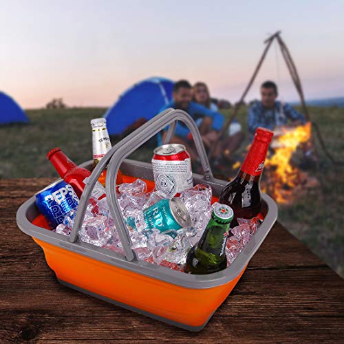 Tiawudi 2 Pack Collapsible Sink with 2.25 Gal / 8.5L Each Wash Bas...