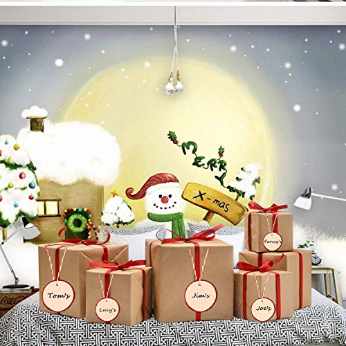 Natural Wood Slices TICIOSH 50 Pcs 2.4-2.8 inches Craft Unfinished...