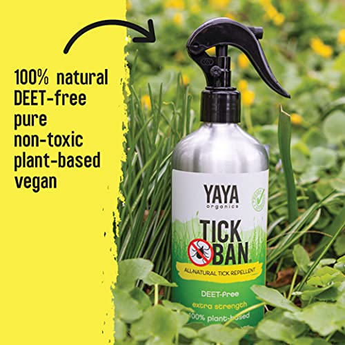 TICK BAN Yaya Organics All Natural Extra Strength Tick Repellent D...