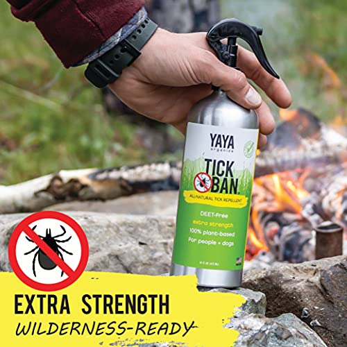 TICK BAN Yaya Organics All Natural Extra Strength Tick Repellent D...