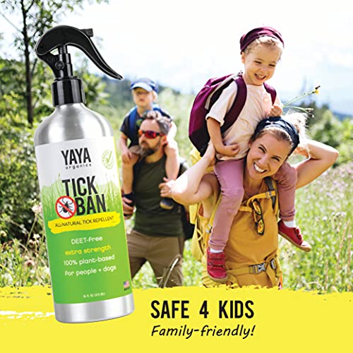TICK BAN Yaya Organics All Natural Extra Strength Tick Repellent D...