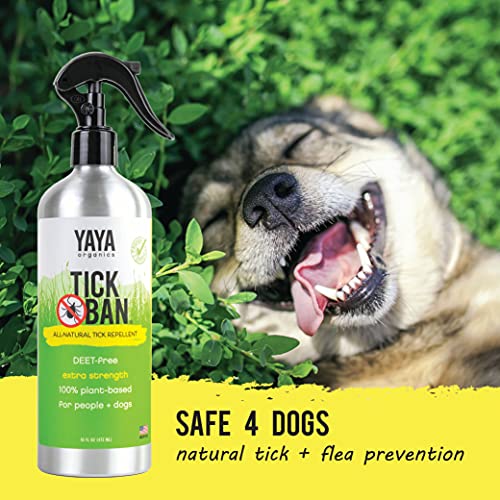 TICK BAN Yaya Organics All Natural Extra Strength Tick Repellent D...