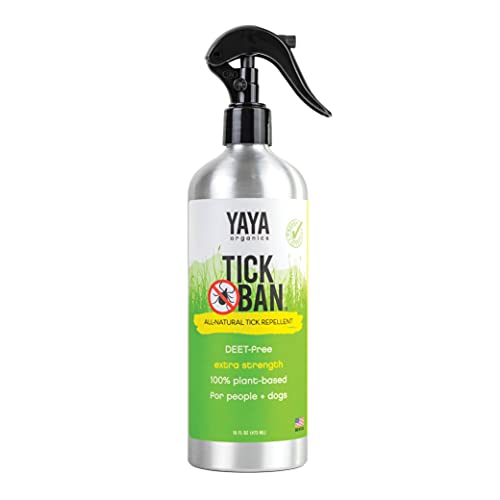 TICK BAN Yaya Organics All Natural Extra Strength Tick Repellent D...