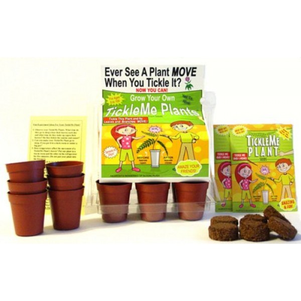 TickleMe Plant Greenhouse garden kit with science activity card to...