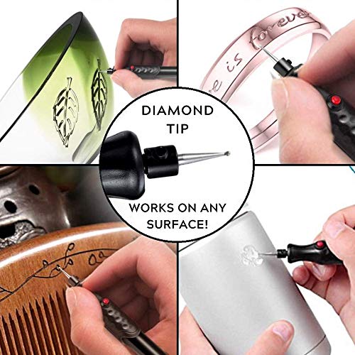 The Original Easy Etcher - Includes 10 Stencils - Portable Precisi...