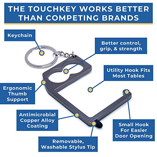 Tidalpool Touchkey 2 Pack - No Touch Door Opener Tool - Utility ...