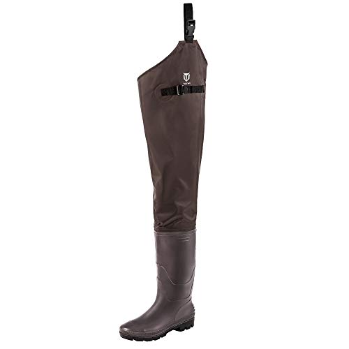 TIDEWE Hip Wader, Lightweight Hip Boot for Men and Women,2-Ply PVC...