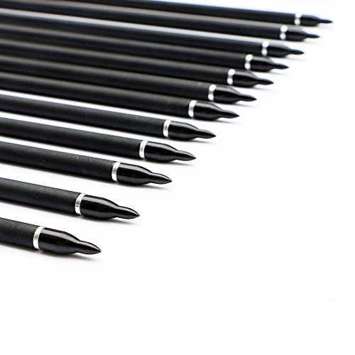 Tiger Archery 30Inch Carbon Arrow Practice Hunting Arrows with Rem...