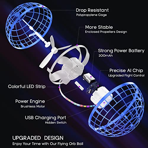 Flying Orb Ball Toys Soaring Hover Pro Boomerang Spinner Hand Cont...