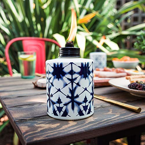 TIKI Brand 1120164 Tiedye Outdoor Torch, Blue