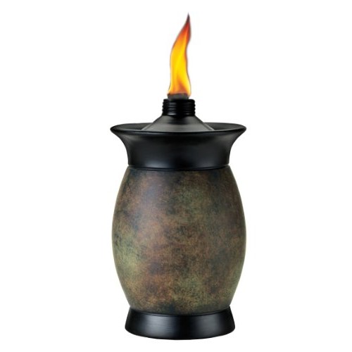TIKI Brand 64-inch Resin Jar TIKI Torch 4-in-1 Stone Color