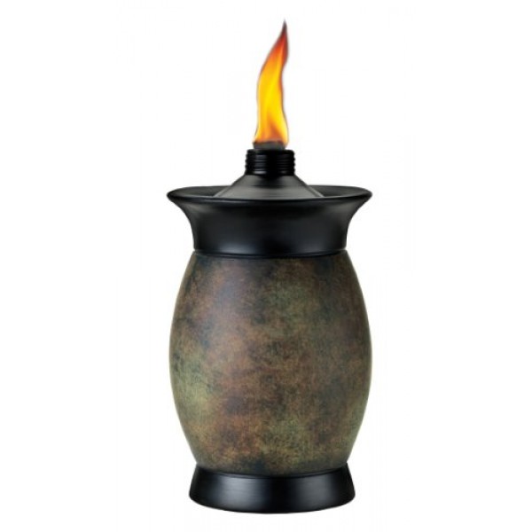 TIKI Brand 64-inch Resin Jar TIKI Torch 4-in-1 Stone Color