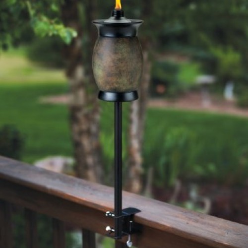 TIKI Brand 64-inch Resin Jar TIKI Torch 4-in-1 Stone Color