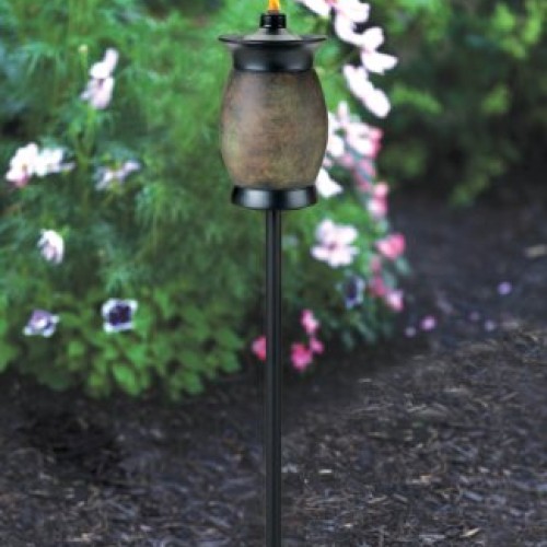 TIKI Brand 64-inch Resin Jar TIKI Torch 4-in-1 Stone Color